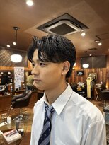 フォーシー(For.c.c.c.c)&nbsp;フェザーパーマ[埼玉/川口/浦和/越谷/東川口/メンズパーマ]