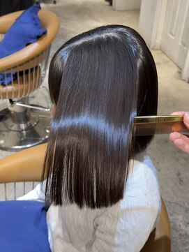 ロンド シャルム 吉祥寺(Lond charme) イメチェン外ハネボブ美髪ワイドバングレイヤー髪質改善縮毛矯正