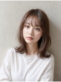 ミルクブラウン/ダークパープル/ナチュラルショート/夏/町田