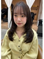 ロンドアジュール 横浜(Lond azur)&nbsp;髪質改善縮毛矯正レイヤーカット顔周り前髪韓国ミニウルフ/横浜