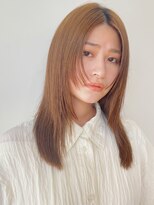 ガーデン 銀座(GARDEN)&nbsp;美髪 レイヤー チェリーブラウン イメチェン 顔まわりカット