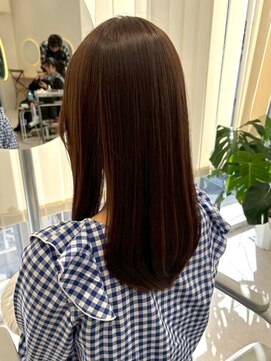 ハニー 町田(HONEY) ヘーゼルベージュ 髪質改善 バイカルテ レイヤーカット