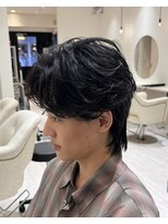 バース 梅田中崎町店(BIRTH)&nbsp;ニュアンスパーマセンターパートフェザーパーマワンカールパーマ