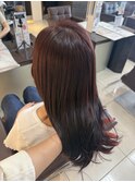 ピンクブラウン　ブリーチなし　西村ひより