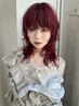 【今オススメ☆】デザインカット+カラー(ブリーチなし)+トリートメント