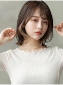 20代30代かわいい/顔周りレイヤー/髪質改善/髪質改善ストレート