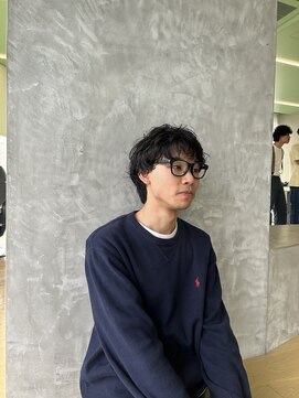 にもう シャドウパーマ緩めパーマ