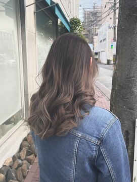 アロハナ 津店(ALOHANA) 20代30代ケアブリーチでバレイヤージュ！デザインカラー冬カラー