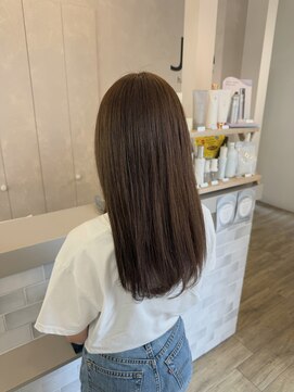 ジュエ ヘアー デザイン(Jue hair design) フォギーベージュ/ベージュカラー/ロング/秋カラー/知立/三河