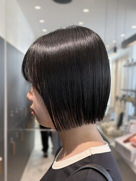 ロンドシエル 横浜(Lond ciel) 暗めカラー/ボブ/顔周り/前髪/レイヤー/髪質改善/縮毛矯正/横浜