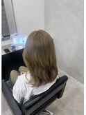 ミルクティーベージュ ブリーチカラー 所沢