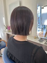 アトリーチェタ 田富店(ATTRICE)&nbsp;オレンジカラー切りっぱなしボブ