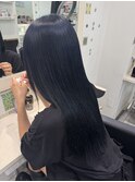 透明感☆ブルーブラックカラー/カラー/髪質改善/トリートメント