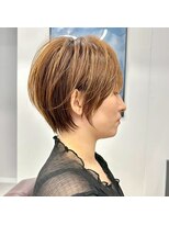 ジュベ 別府店(juve.) 別府ショートボブ顔まわりレイヤーカット髪質改善カラー30代