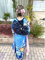 ファーレンピュアスウィート(fahren-pure-suite)&nbsp;振袖着付けメイクヘアアレンジシニヨン