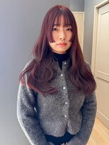 バランス ヘアーアンドアイラッシュ 野田店(balance.)&nbsp;顔周りカット×ピンクカラー