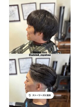 カットクラブロイヤルヴォックス(CUT CLUB ROYALVOX) ラフオールバック