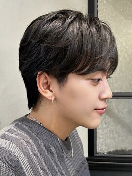 ロンドオム 池袋(Lond Homme) men's/顔周り/ニュアンスパーマ/黒染め/韓国/ダウンパーマ