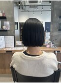 切りっぱなしボブ