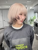 いろあそび 八王子&nbsp;【エンドカラー】ホワイトベージュ×ブラック