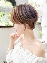 ロンド エメ 柏(Lond aimer) ジュ/柏駅 髪質改善/クールショート/ショートボブ前髪/柏柏