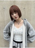 ◎タッセルカットサイドバングタンバルモリ韓国ボブ