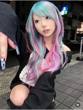 アリートウキョウ(ALLY TOKYO) ハッシュカットシャギーウルフレイヤーカットエクステレイヤー