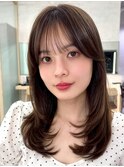 元町結べるレイヤーカット丸みショートボブ顔周りカット