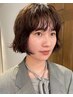 《メンテナンスメニュー》前髪カット+前髪パーマ ¥1210オフ