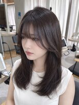 エラン トウキョウ 学芸大学店(elan tokyo)&nbsp;透明感グレージュ/顔まわりカット/レイヤーカット/カール