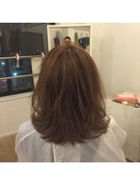 カタチヘアー(HAIR) 春。。。お菓子。。。ミディアムのカタチ。。。