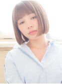 切りっぱボブ【イルミナカラー/髪質改善】