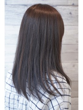 ビューティライブラリヘアラボサロン(BEAUTY LIBRARY Hair Lab Salon) ナチュラルかわいい♪艶髪ロング美髪ストレートアッシュブラウン