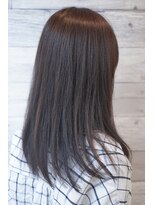 ビューティライブラリヘアラボサロン(BEAUTY LIBRARY Hair Lab Salon) ナチュラルかわいい♪艶髪ロング美髪ストレートアッシュブラウン