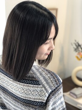 エカキラナ(eka kiranah) さら艶！最上級縮毛矯正！ミディアムスタイル！