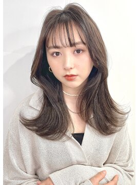 アンサム 千歳船橋(UNSOME) 韓国風レイヤーカット/グレージュ