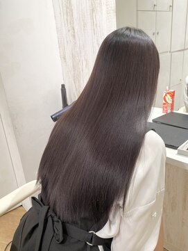 フリーラ 表参道(freera) @kamiishi＿freera 艶髪カラー　バイオレットブラウン