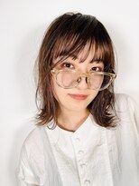 ビューティブロー ビービー(Beauty Blow B.B)&nbsp;ミディアムシースルーバング外ハネチョコレートブラウン