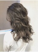 ネオウルフアッシュブラウン毛先パーマ[千歳烏山,千歳烏山駅]