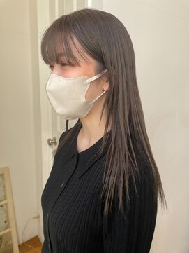 バイオレット ナゴヤ(Violet Nagoya) ブリーチカラー グレージュ ハイトーン 透明感カラー ミルクティ