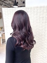 リベラ(LIBERA)&nbsp;★大人ガーリー フェミニンロング ウェーブヘア ピンクカラー