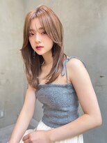 スティーロ 渋谷(Steelo)&nbsp;ミルクティーベージュ　レイヤーカット