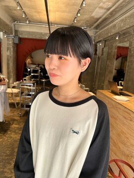 ハマモト マッシュショートスタイル