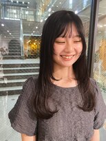 ブランコ 名古屋栄(BLANCO)&nbsp;顔まわりレイヤーロングスタイル