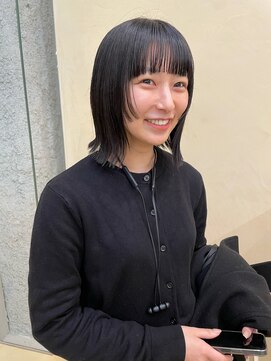 スニュウ(snuw) 顔周りカット／ボブ