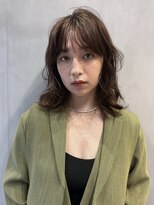 アンバー 池袋(amber)&nbsp;コテ巻き風パーマ/ブラウンカラー[池袋駅]