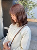 【mii】ミルクティーベージュ/ピンクベージュ/ボブ