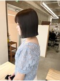 切りっぱなしボブ