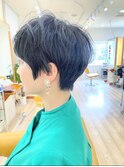 【morio成増 セリザワ】マッシュショート　ワンカールパーマ