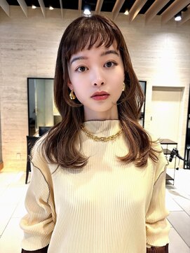 クィーンズガーデンバイケーツーギンザ(QUEEN’S GARDEN by K two GINZA) 似合わせレイヤー透明感ブラウン